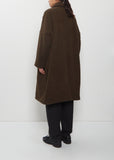 Big Blobby Cashmere Coat — Khaki