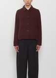 Pwet Pin Corduroy Jacket — Burgundy