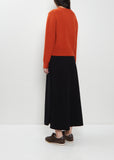 n°430 Jeanne Stretch Cashmere Sweater — Dark Orange