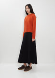 n°430 Jeanne Stretch Cashmere Sweater — Dark Orange