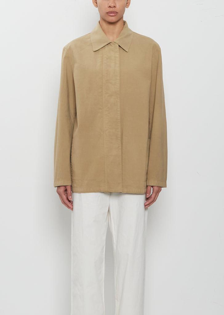 Baeza Cotton Jacket — Sandy Buff