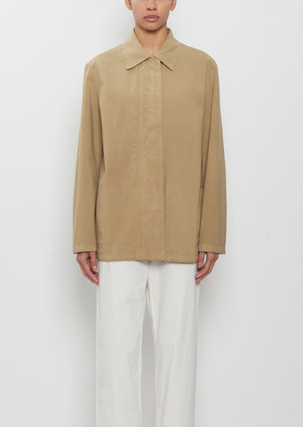 Baeza Cotton Jacket — Sandy Buff