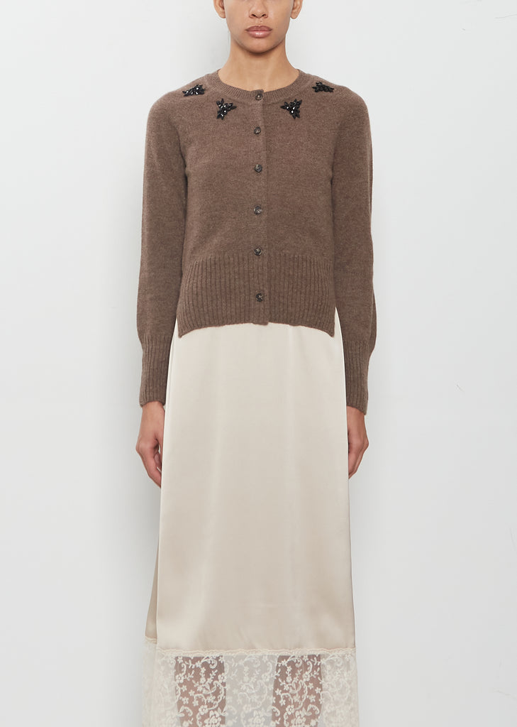 Embellished Cashmere Cardigan
