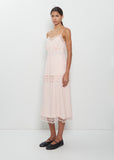Lace Trim Negligee Cami — Soft Pink