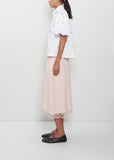 Rosebud Cropped Puff Sleeve Shirt