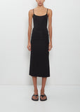 Draped Jersey Slip Dress
