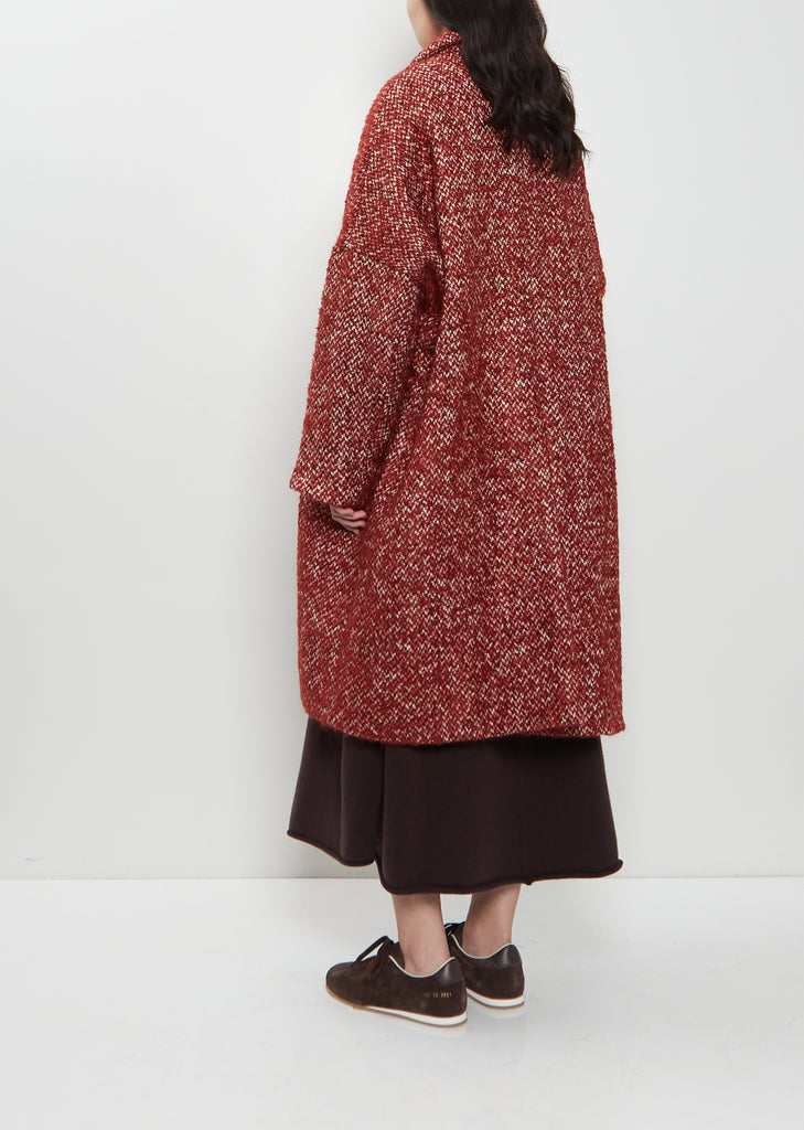 Big Blobby Mohair Wool Coat
