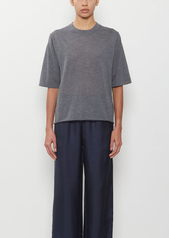 Nala Fine Cashmere Short Sleeve Top