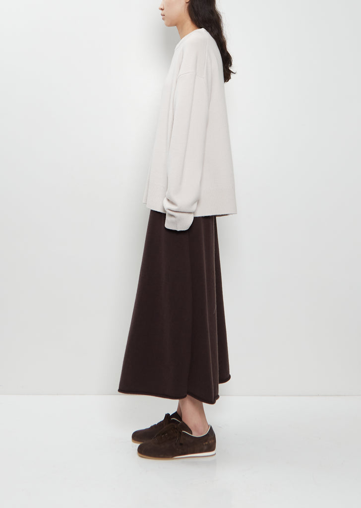 n°431 Mike Stretch Cashmere Sweater — Chalk