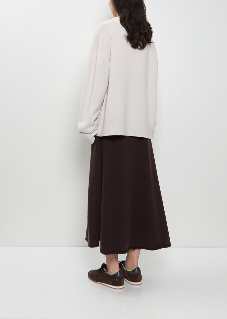 n°431 Mike Stretch Cashmere Sweater — Chalk
