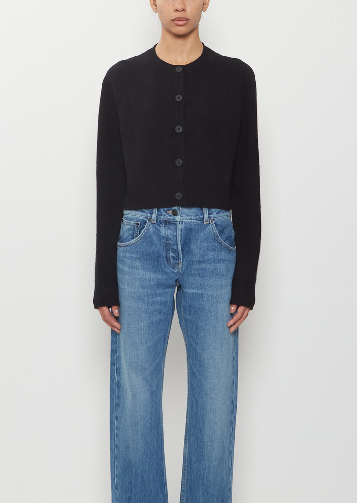 Heike Cashmere Cropped Cardigan