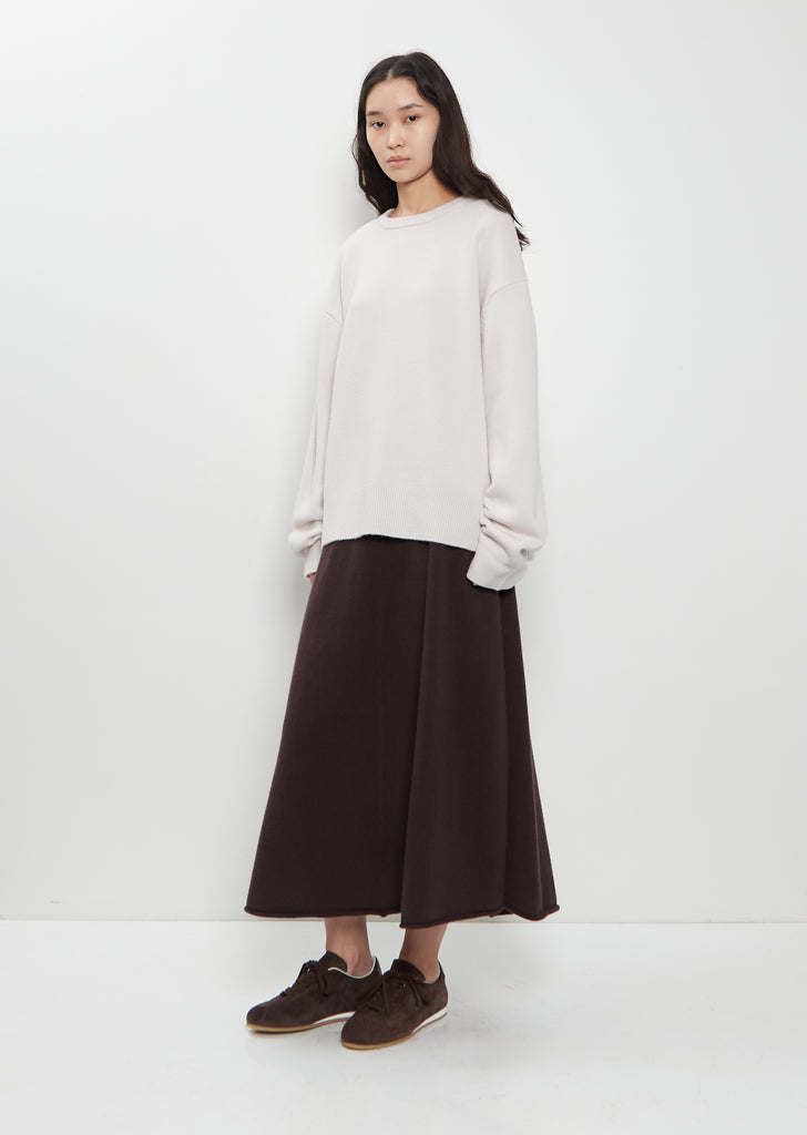 n°431 Mike Stretch Cashmere Sweater — Chalk