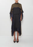 Satin x Chiffon Dress