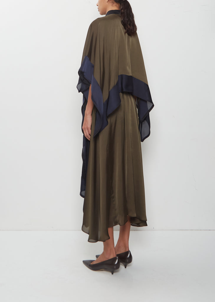 Satin x Chiffon Dress