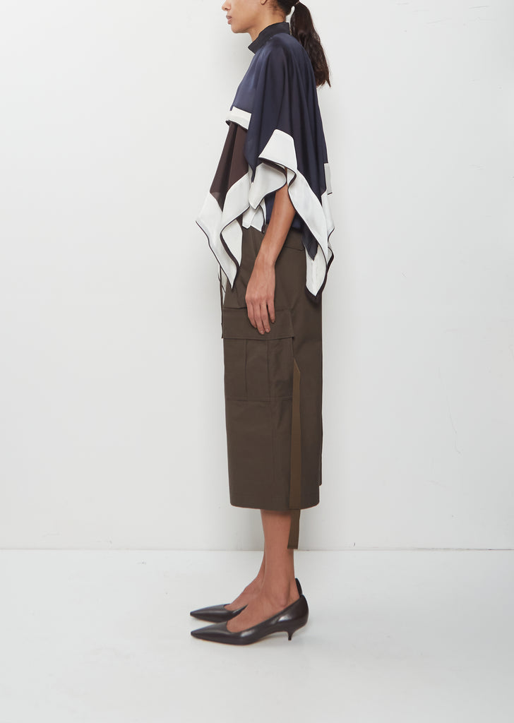 Satin x Chiffon Pullover