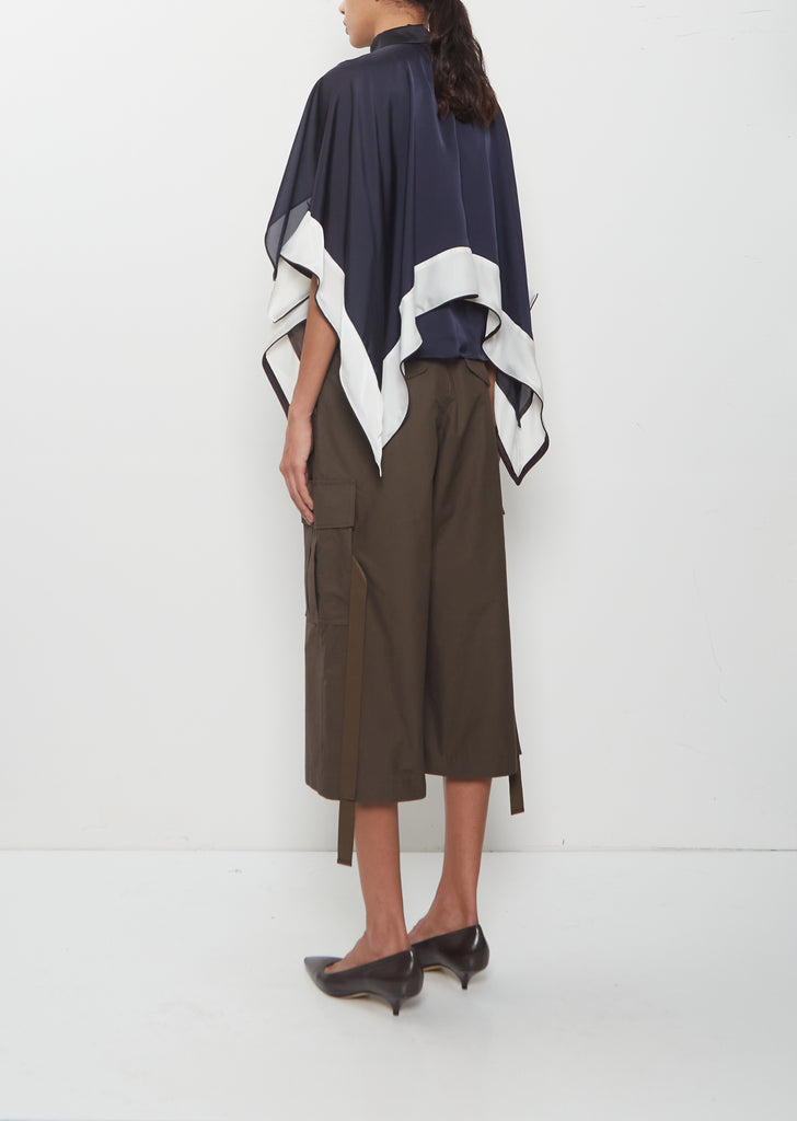 Satin x Chiffon Pullover