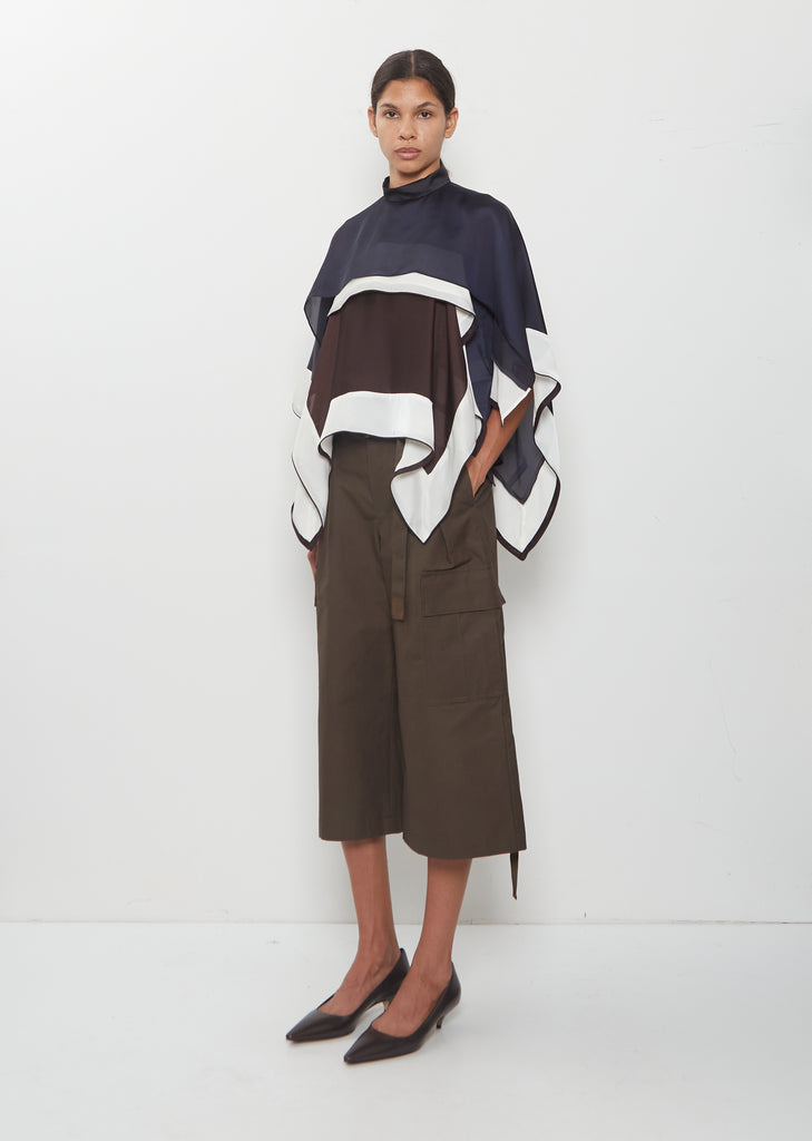 Satin x Chiffon Pullover