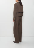 Wool Suiting x Poplin Jacket