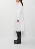 Piping Collar Cotton Dress