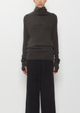 Loose Neck Thumbhole Sweater