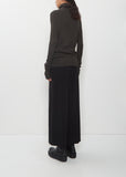 Loose Neck Thumbhole Sweater