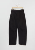 Twisted Belted Pants — Black