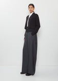 Poplin x Cotton Knit Cardigan