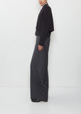 Poplin x Cotton Knit Cardigan