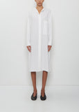 Piping Collar Cotton Dress