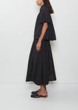 Cropped Pull Sleeve Lace Trim Shirt