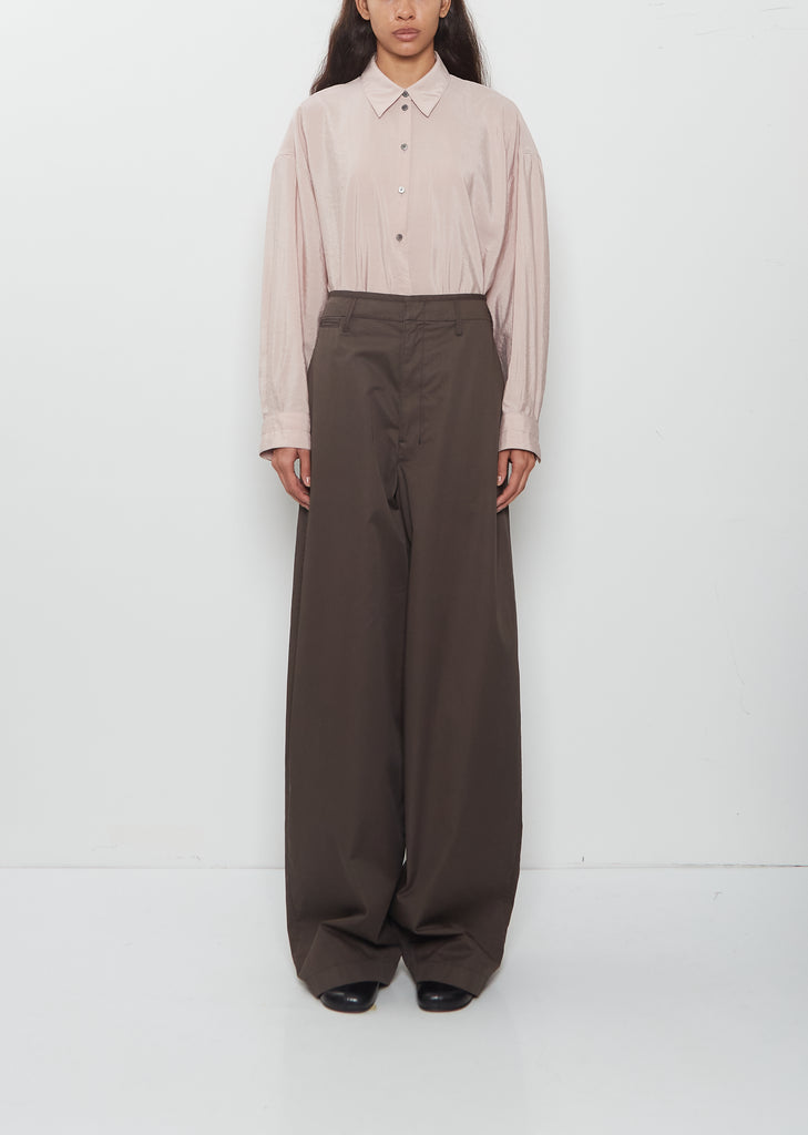 Large Cotton Chino — Ristretto