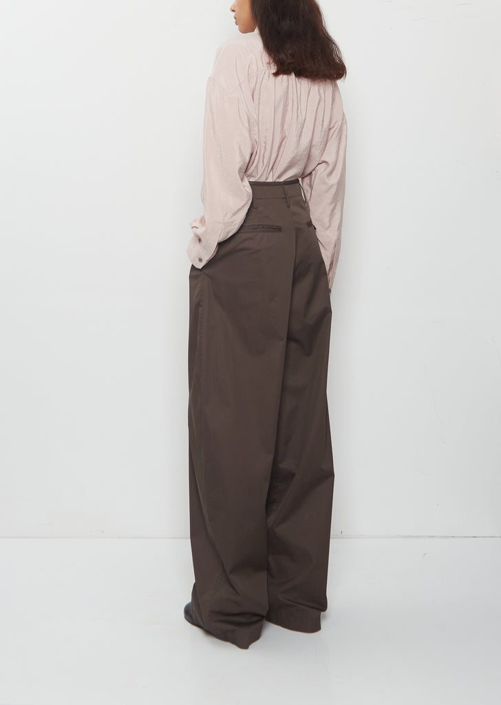 Large Cotton Chino — Ristretto