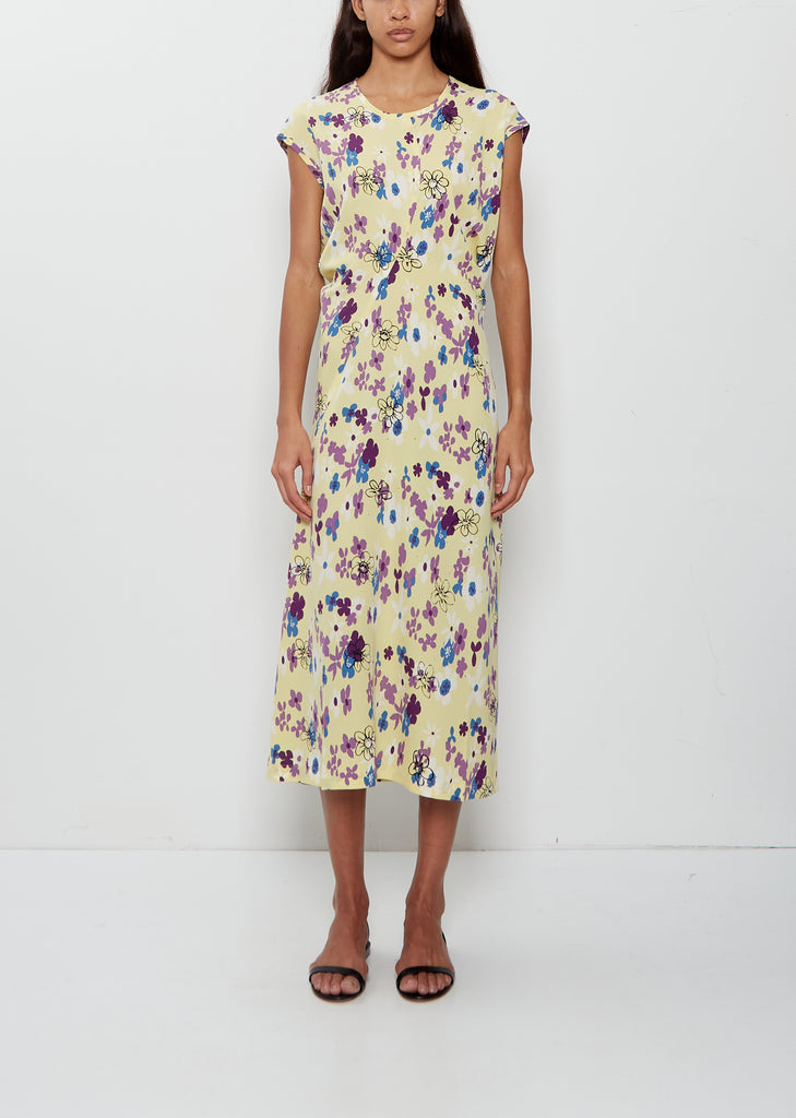 S-Curve Silk Dress