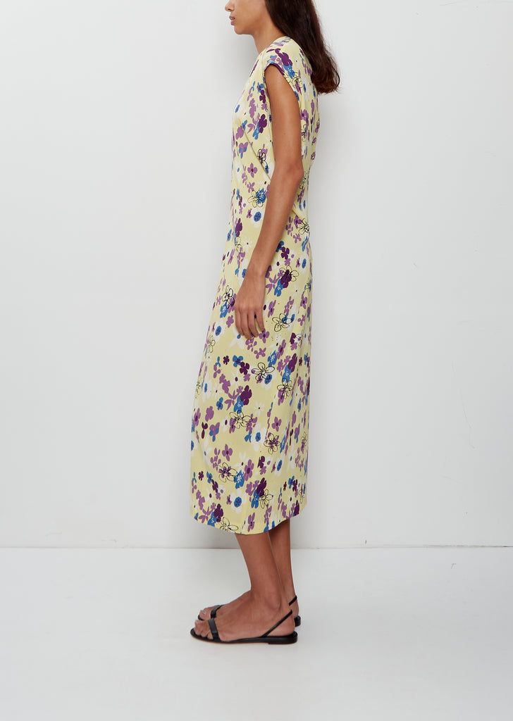 S-Curve Silk Dress