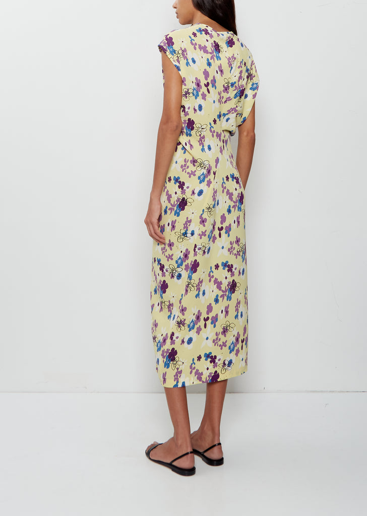 S-Curve Silk Dress