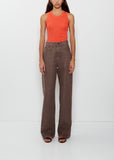 Wide Cotton Jean — Sanded Soil