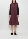 Georgette Flower Print Layered Dress