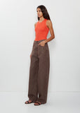 Wide Cotton Jean — Sanded Soil