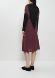 Georgette Flower Print Layered Dress