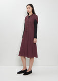 Georgette Flower Print Layered Dress