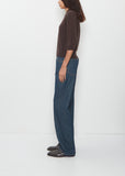 Elbow V-Neck Cashmere Sweater — Soil