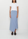 Draped Wrap Cotton Skirt
