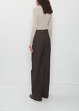 Twisted Seam Wool Pant