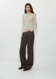 Twisted Seam Wool Pant