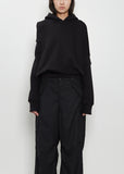 Cotton French Terry Asymmetrical Hoodie