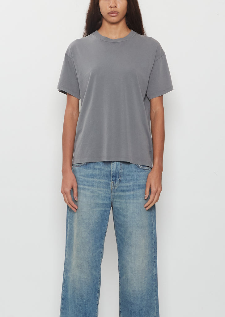 Boy Cotton Tee — Washed Grey