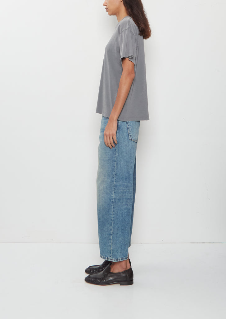 Boy Cotton Tee — Washed Grey