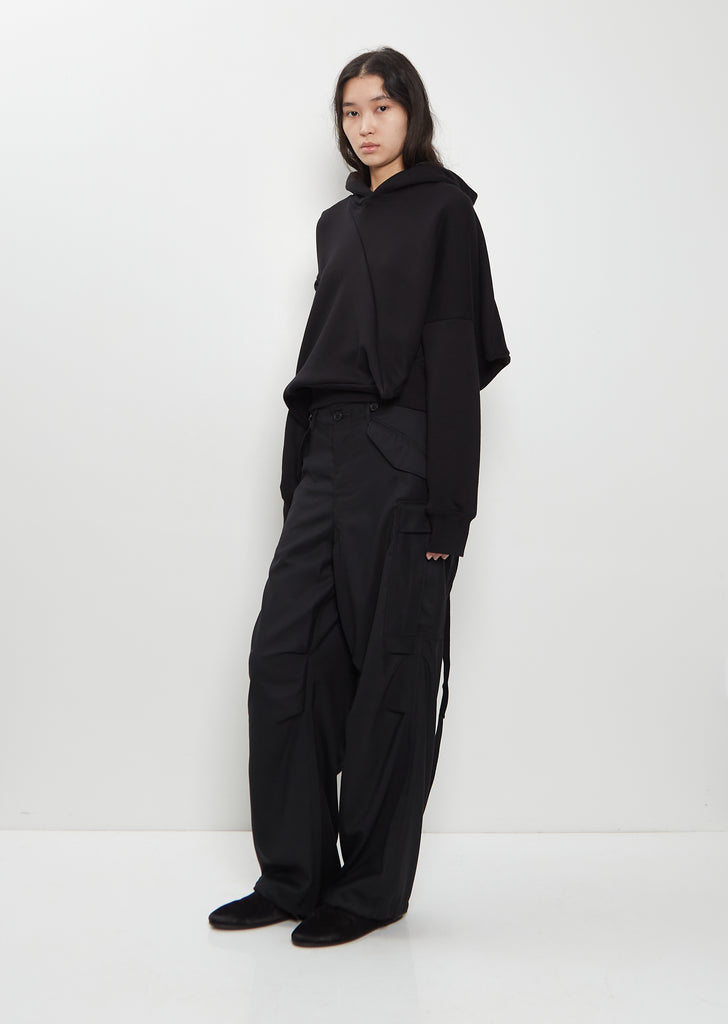 Wool Serge Cargo Pants