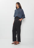 Sheer Wool Dolman Sleeve Shirt