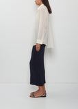 Sheer Wool Classic Collar Shirt